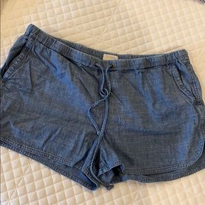 Denim J. Crew Shorts Size M